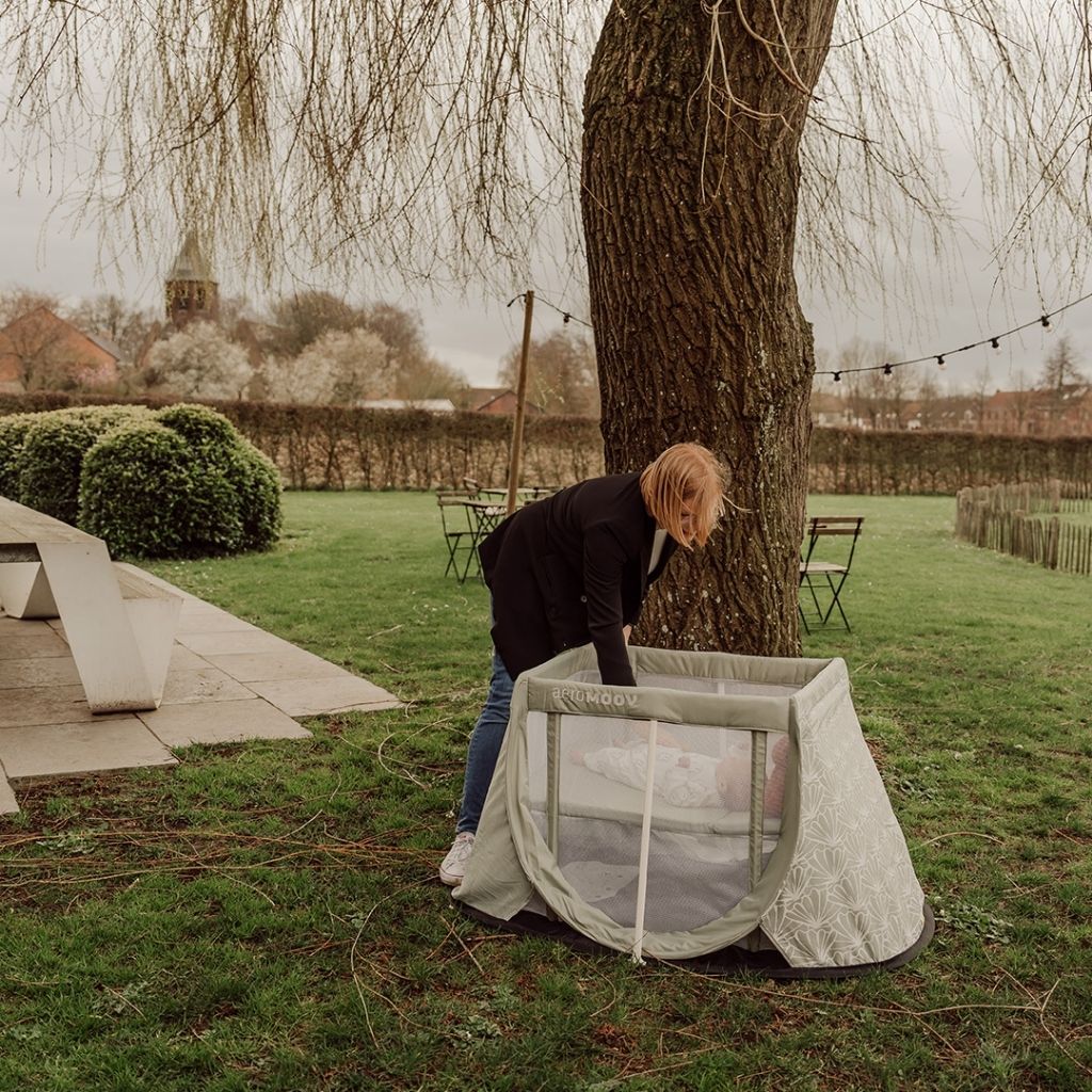 AeroMoov Lit de voyage Instant Travel Seashell Olive