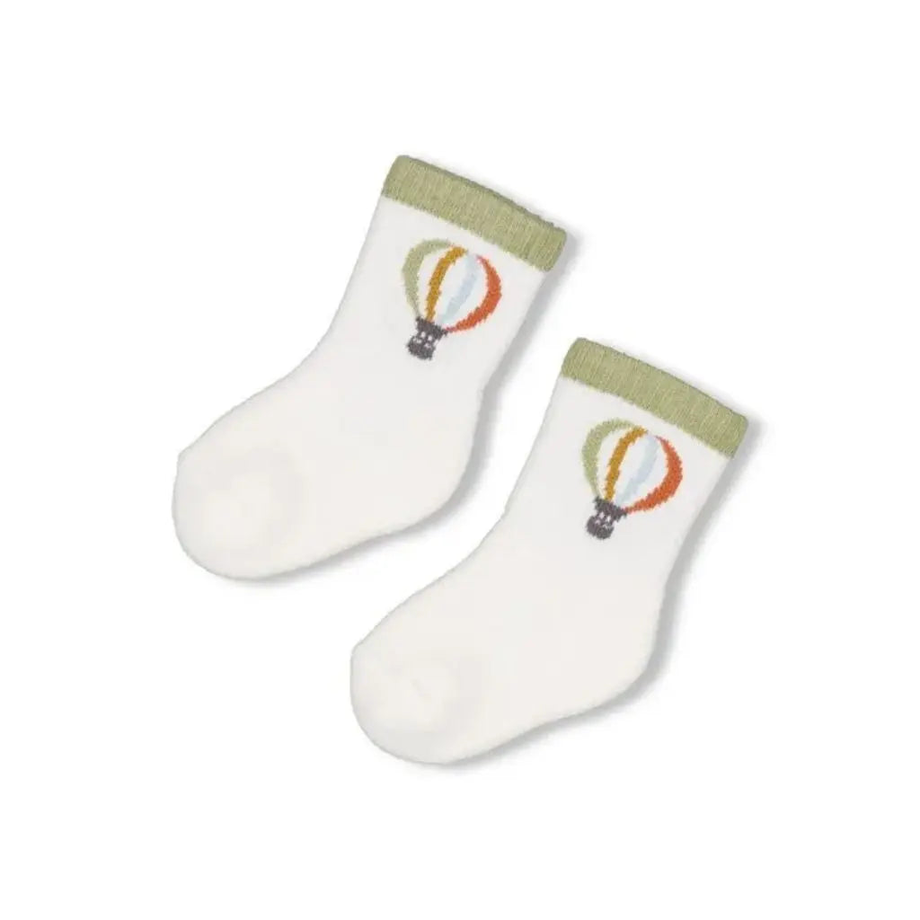 Feetje Sokken - Mini Adventurer m 68-74 Offwhite Jongens