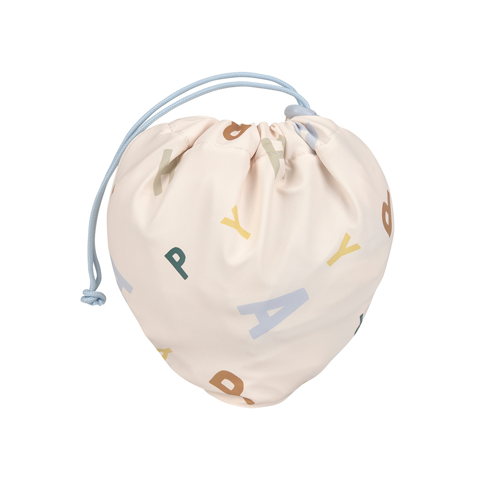 Lässig Bavoir à longues manches Happy Fruits Light blue