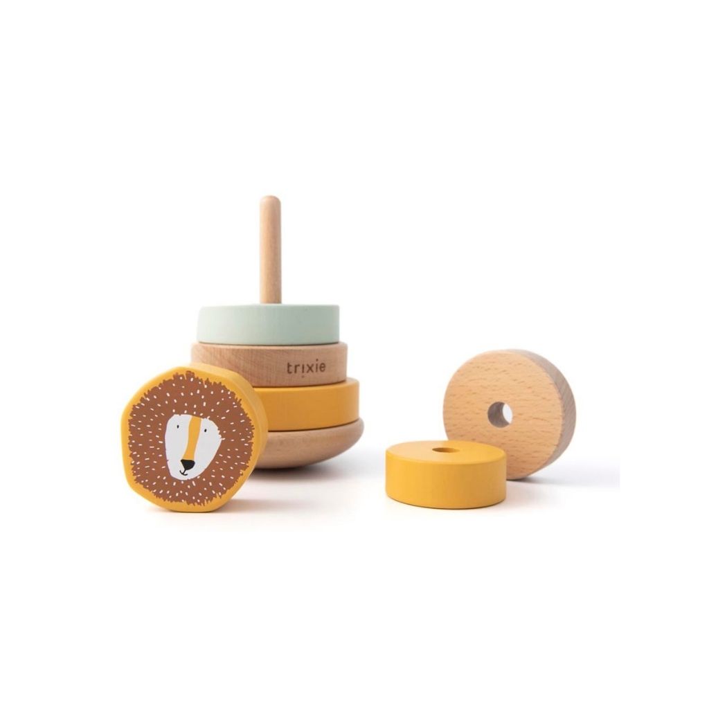 Trixie Pyramide à empiler en bois Animals Mr.Lion