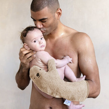 Nifty Washandje Shower Glove Beer Nougat