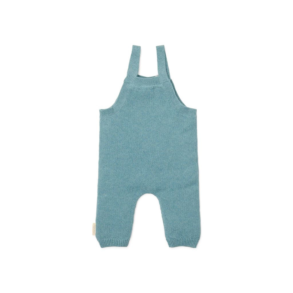 Little Dutch Gebreide jumpsuit Forest Friends Blue