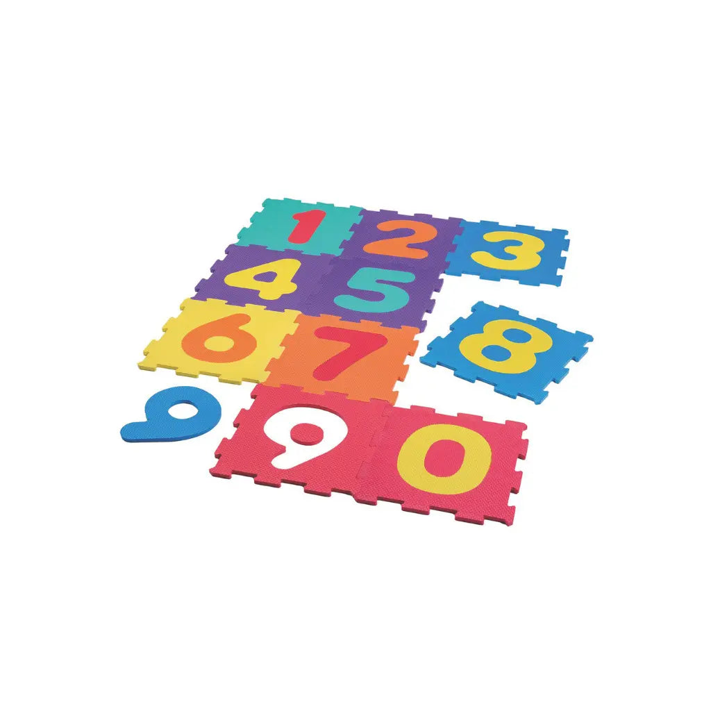 Puzzeltegels Numbers 0-9 EVA puzzle 31 x 31 cm - 10 stuks