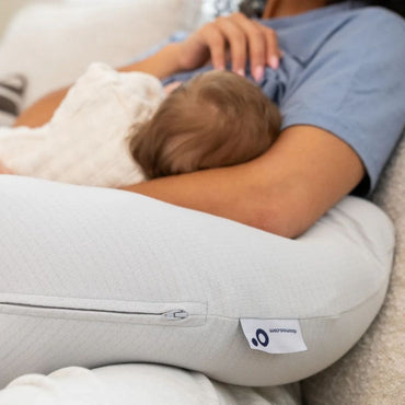 doomoo Borstvoedingskussen 2-in-1 Twisty Pearls Grey