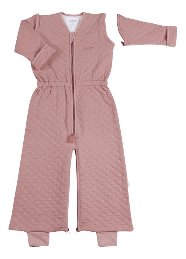 Bemini Slaapzak middenseizoen Magic Bag Pady Quilted Jersey 85 cm roze