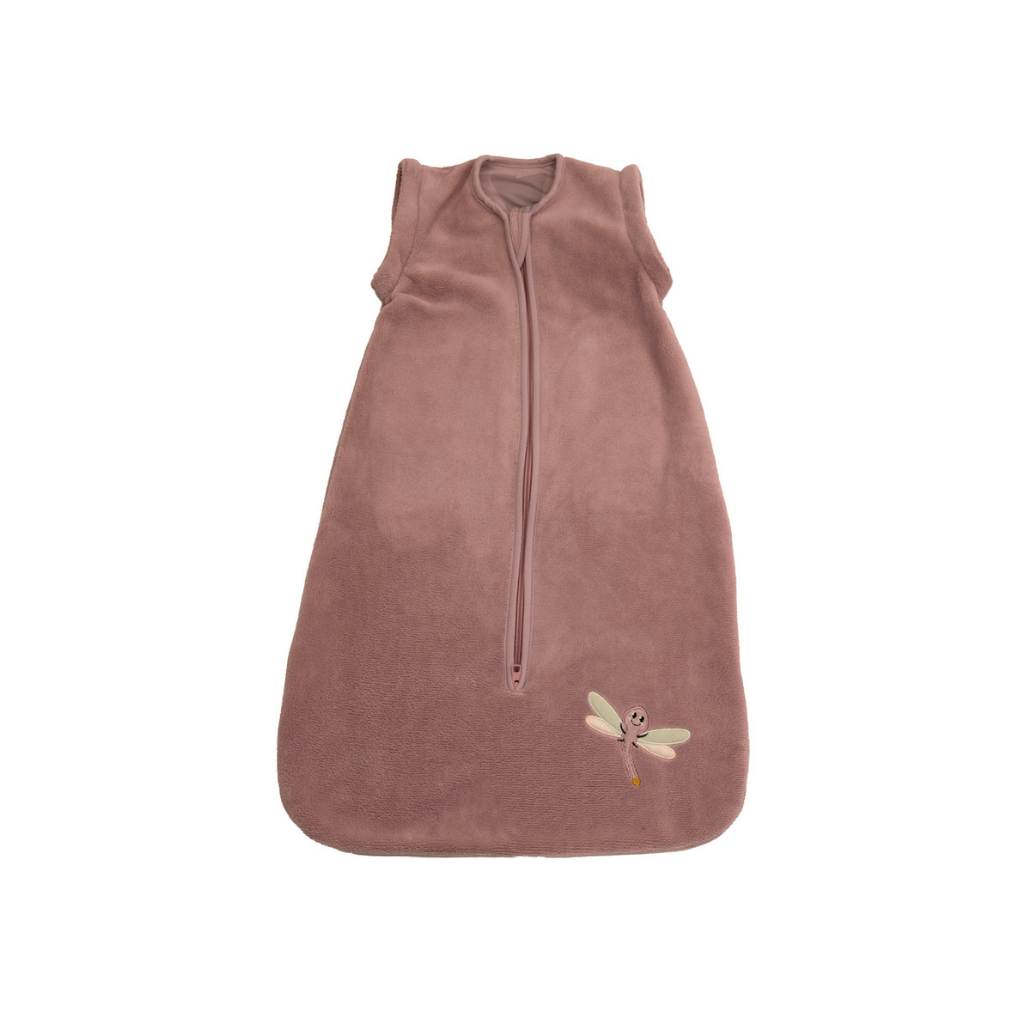 Dreambee Sac de couchage d'hiver Oscar Libellule rose 70 cm