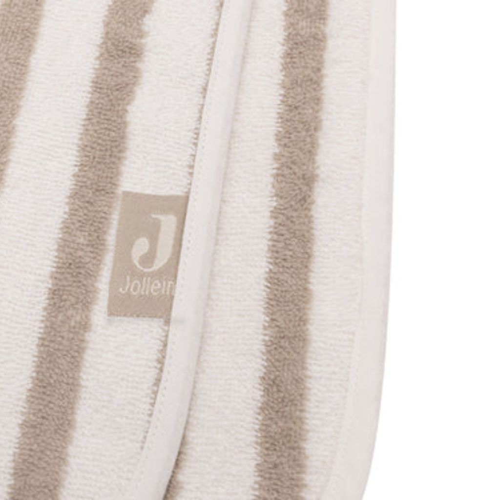 Jollein Poncho Stripe Terry Olive Green