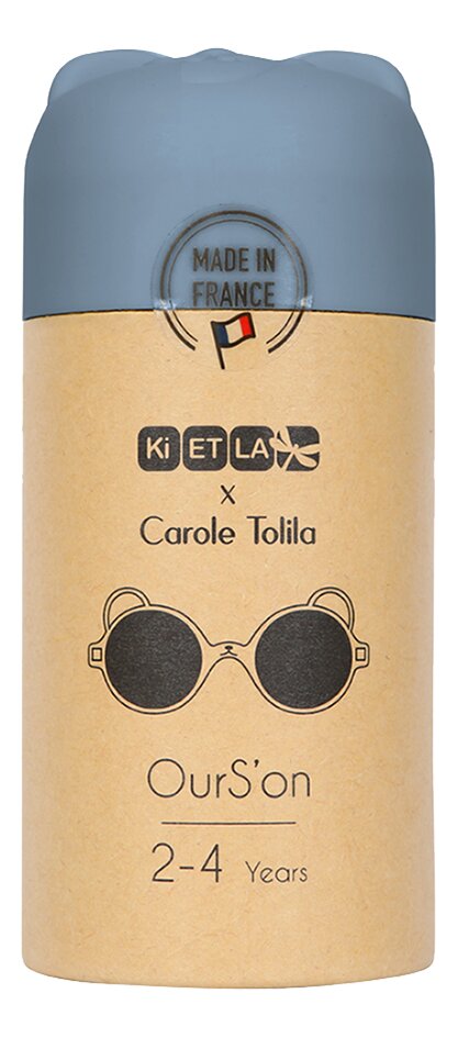 Ki ET LA Lunettes de soleil Ours'on bleu/gris argenté 1-2 ans