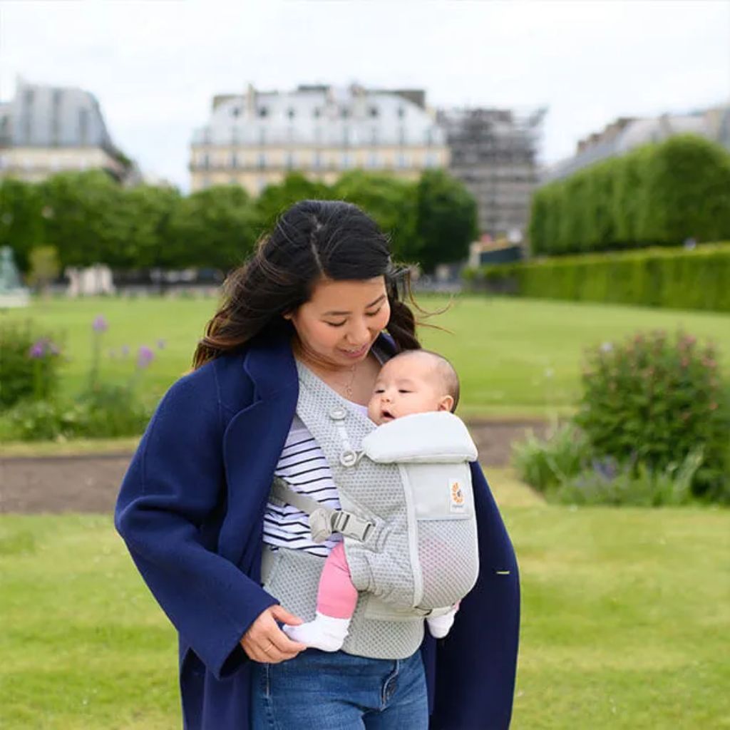 ERGObaby Porte-bébé combiné Adapt SoftFlex Mesh Pearl Grey