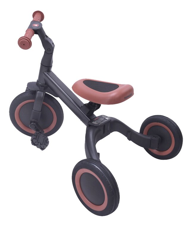 Topmark Driewieler 4-in-1 Kaya zwart