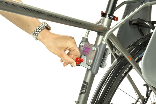 OK Baby Siège-vélo 10+ noir/gris