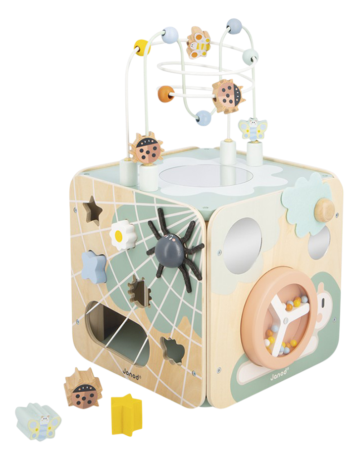 Janod Cube d'activités en bois Multi