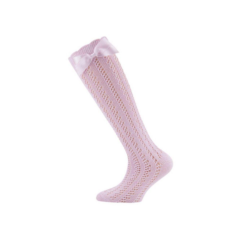 Ewers Paire de chaussettes hautes nœud Blossom
