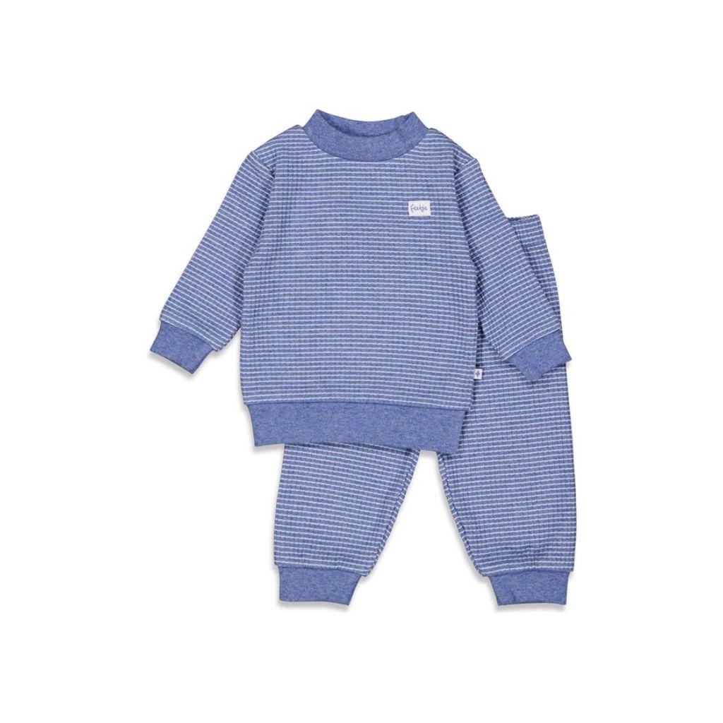 Feetje Pyjama Wafel Blue Melange