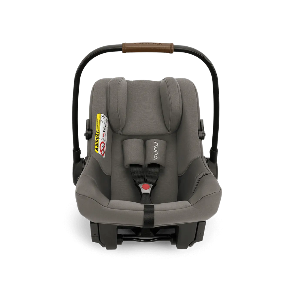 Nuna Siège-auto portable Pipa™ urbn Groupe 0+ Granite (cuir Cognac)