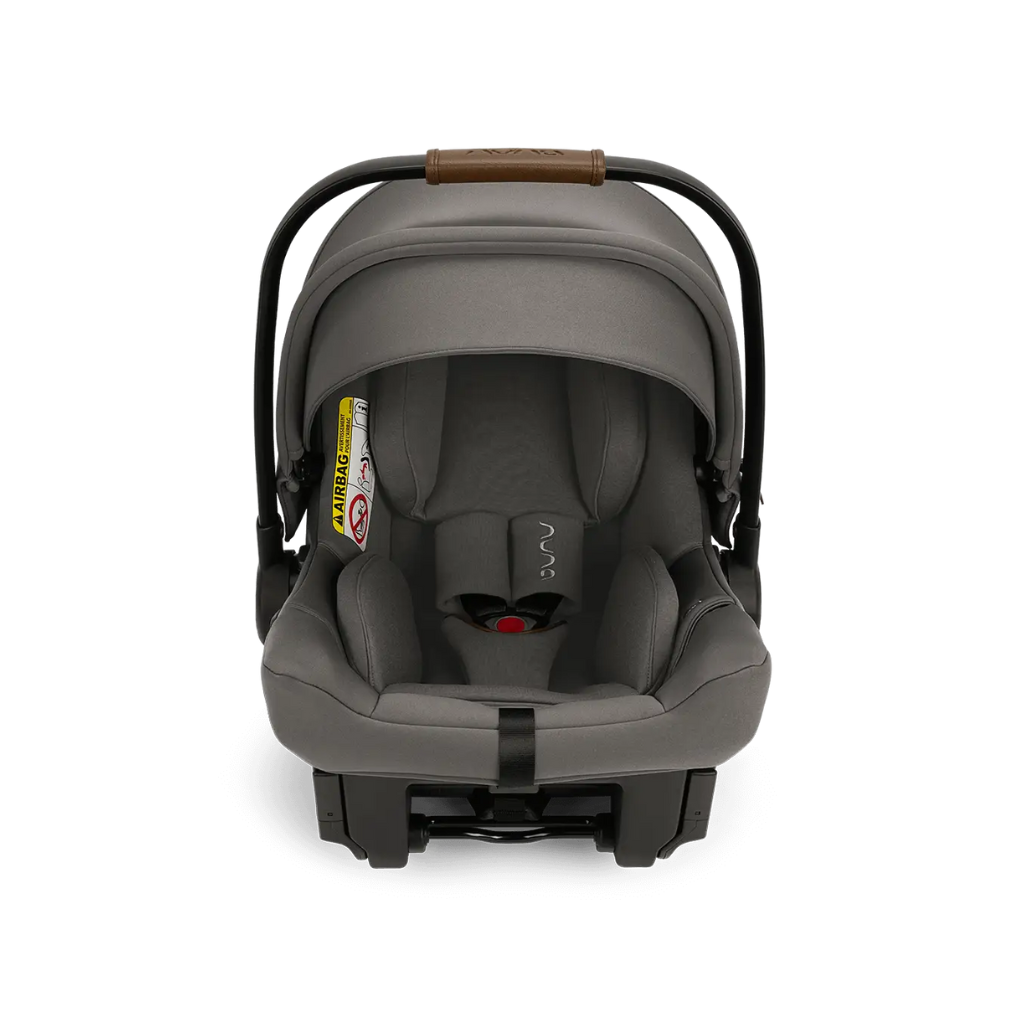 Nuna Siège-auto portable Pipa™ urbn Groupe 0+ Granite (cuir Cognac)