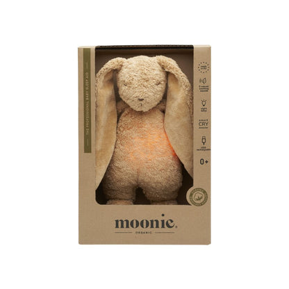 Moonie Peluche lumineuse Humming Bunny Cappuccino Nature