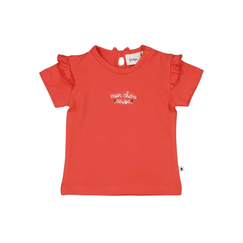 Feetje T-shirt - Mon Cheri m 68 Red Meisjes