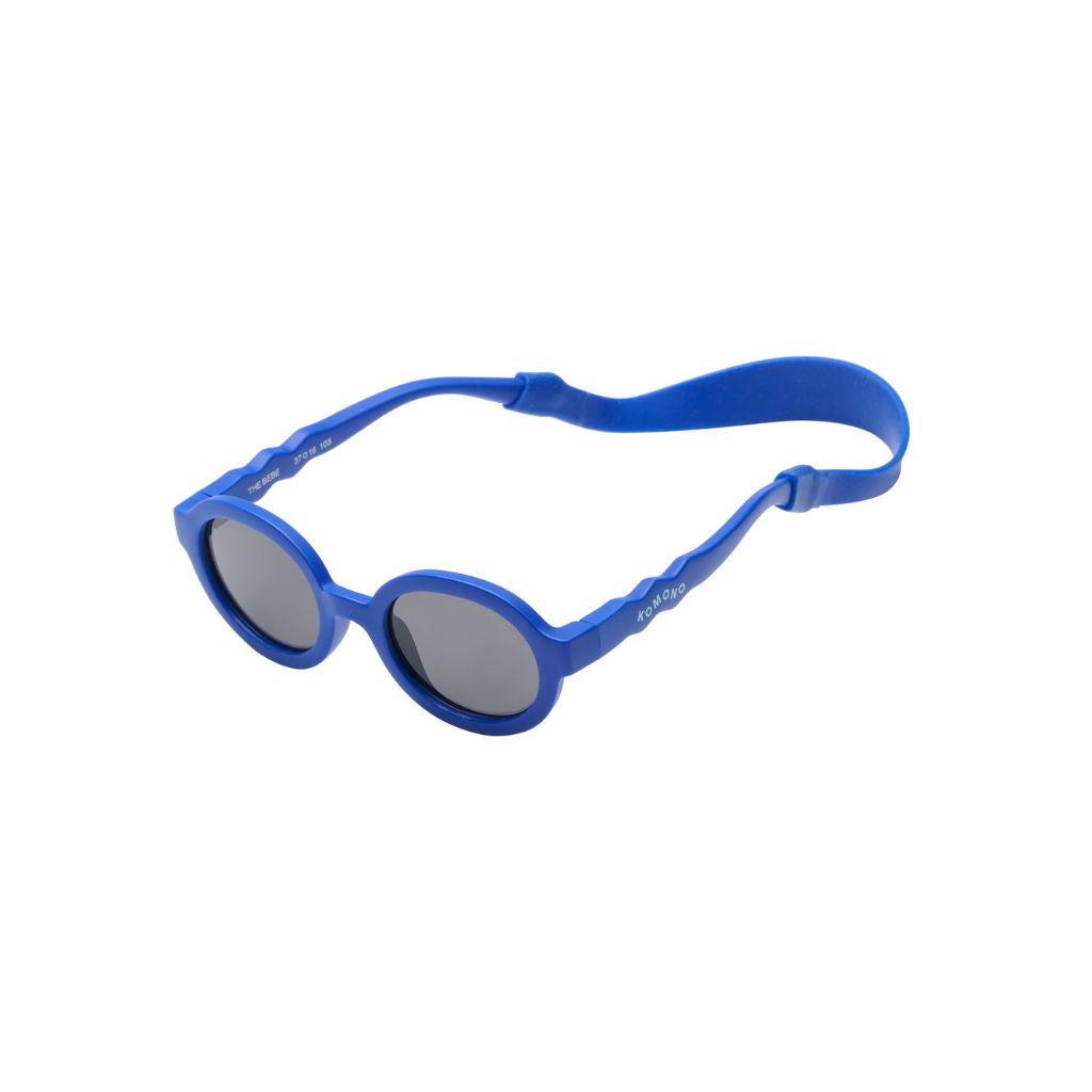 KOMONO Lunettes de soleil Bebe Kiddos Berry Blue de 0 an à 1 an