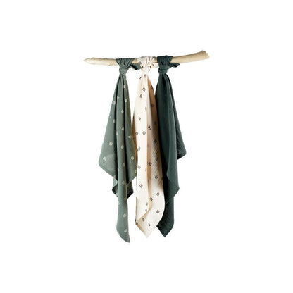 Dreambee Tetracloth Flo vert/écru
 - 3 pièces