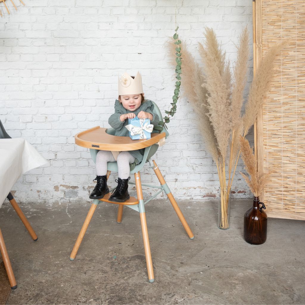 Childhome Extra set poten voor eetstoel Evolu 2 Natural Mint