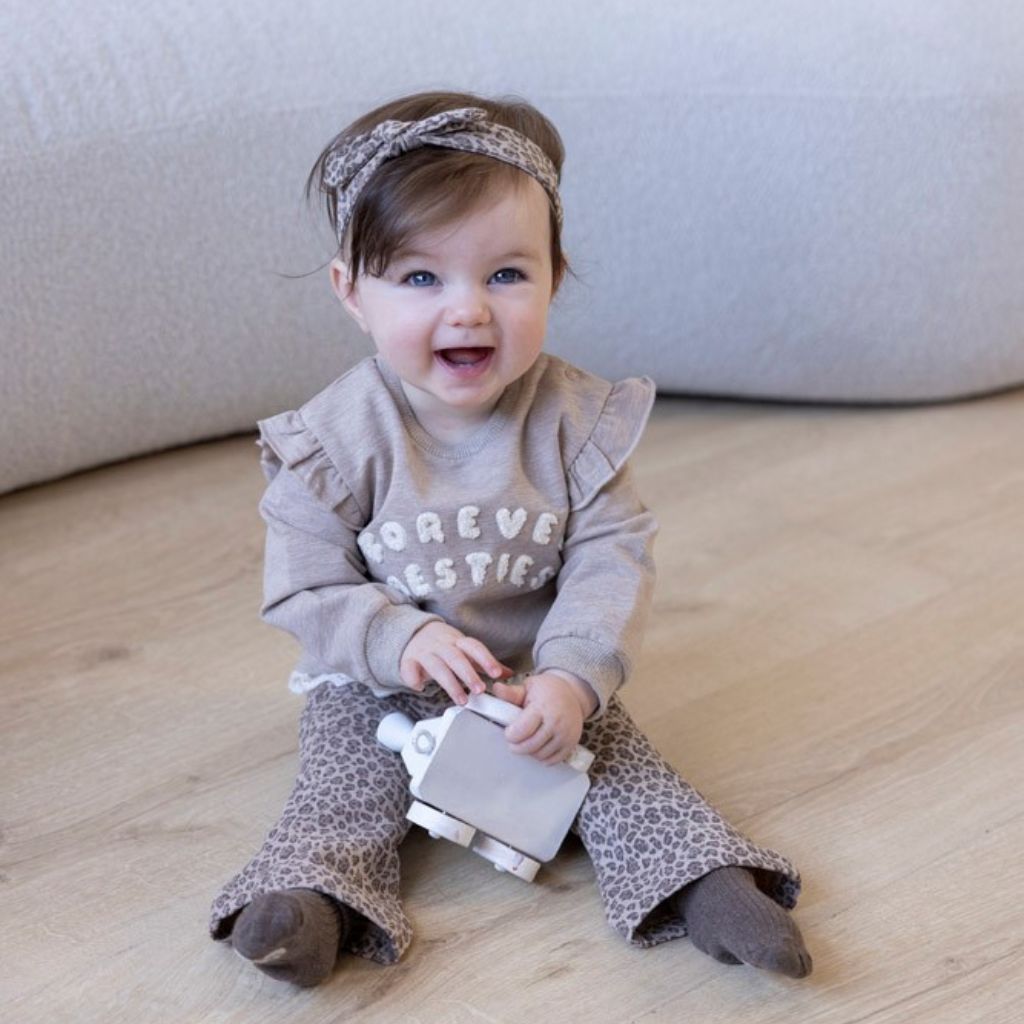 Feetje Sweater Better Together Taupe melange