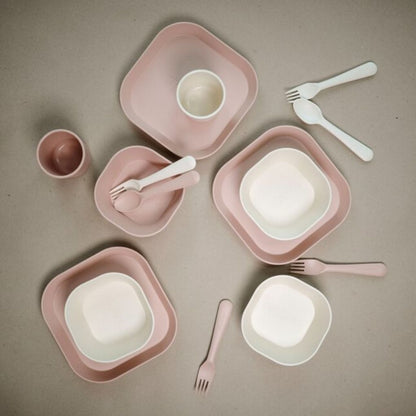 Mushie Assiette Blush - 2 pièces
