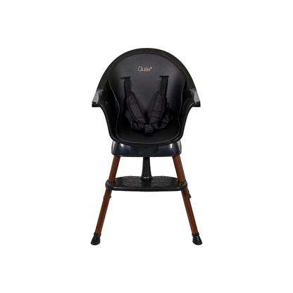 Quax Eetstoel evolutief Ultimo 3 Luxe Black/Walnut