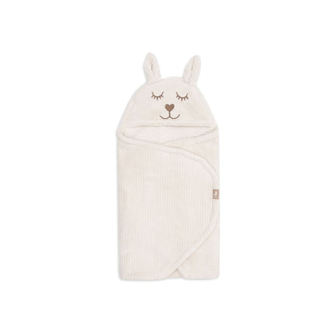 Jollein Wikkelcape Bunny Cloudy Rib Oatmeal
