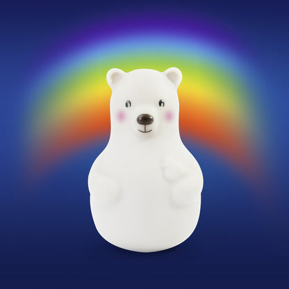 Pabobo Veilleuse Lumicolor Bear Chameleon  blanc