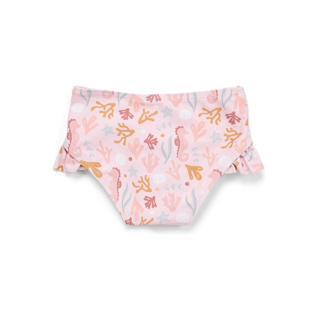 Little Dutch Zwembroekje ruches Ocean Dreams , m74/80, Roze, Meisjes