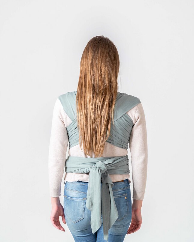ByKay Écharpe porte-bébé Stretchy Wrap Deluxe Minty Grey