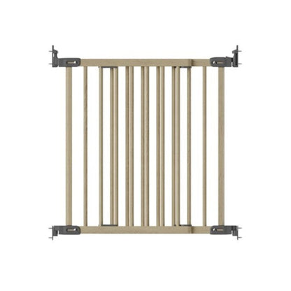 BabyDan Deur- en traphekje Elin Deluxe Nature-Silver