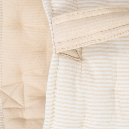Little Dutch Grand panier de rangement Pure Soft Beige Stripes