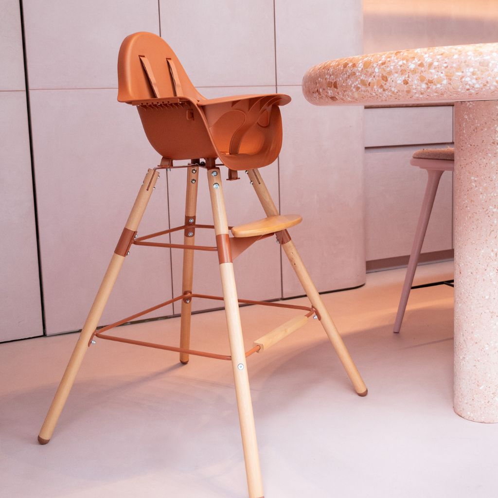 Childhome Set de pieds pour chaise-haute Evolu 2 rouille