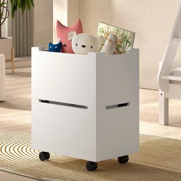 JAXX Lot de 2 tiroirs Hêtre Blanc