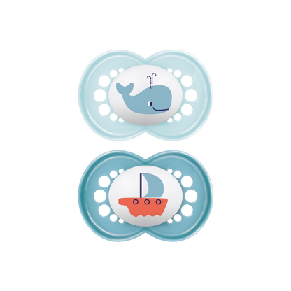 MAM Fopspeen + 16 maanden Original Sealife blauw - 2 stuks