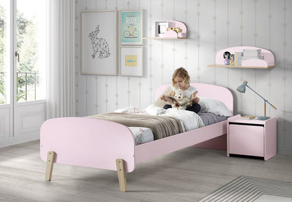 Jaxx wandplank Kiddy 65 cm roze