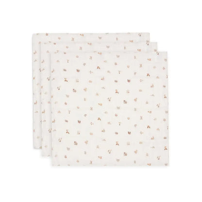 Jollein Tetradoek Animal Friends - 3 stuks