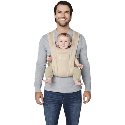 ERGObaby Porte-bébé ventral Embrace Soft Air Mesh Cream