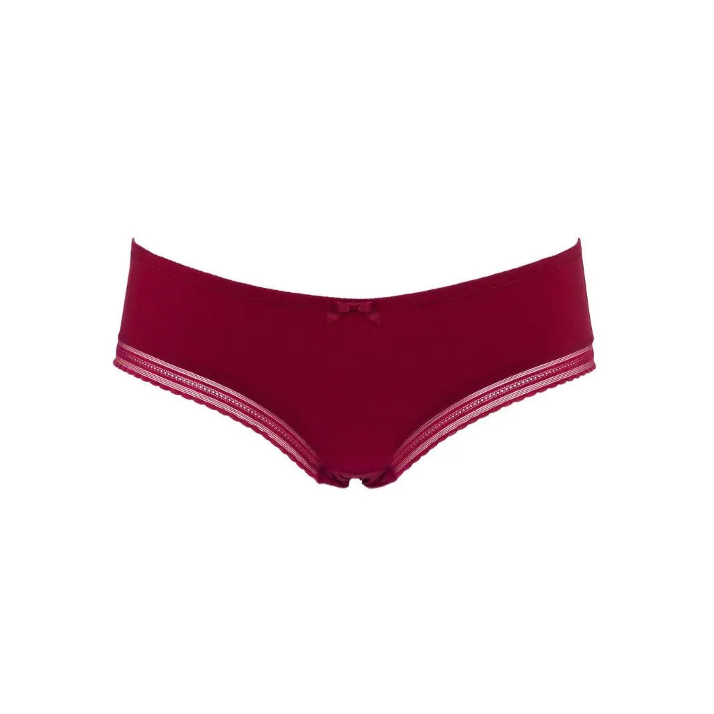 Slip, Milk, low waist shorts, bordeaux, S, Cache-Coeur