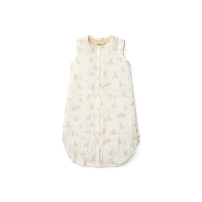 Little Dutch Slaapzak zomer Newborn Naturals Baby Bunny wit