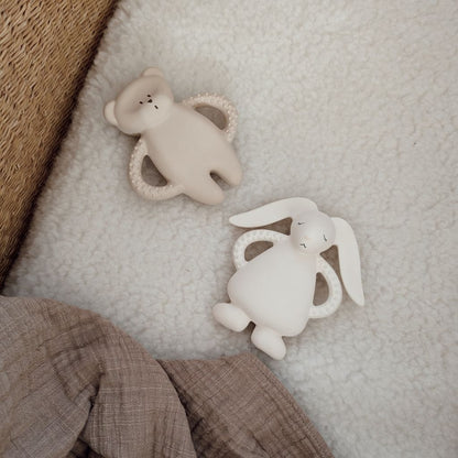 Moonie Anneau de dentition Lapin Cream