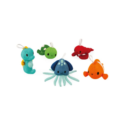 Janod Badspeelgoed Badsponsje Zeedieren - 1 stuk verrassing