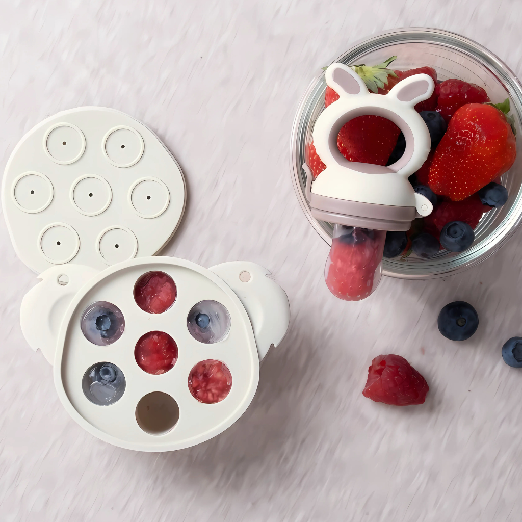 BoJungle Siliconen sabbelzakje Tray Dune