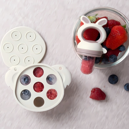 BoJungle Siliconen sabbelzakje Tray Dune