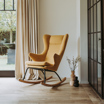 Quax Chaise à bascule Rocking Chair De Luxe Adult Saffran