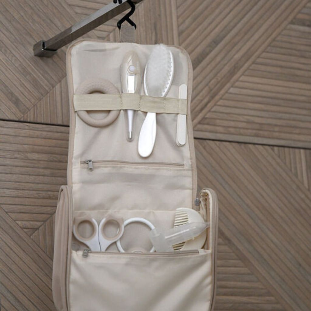 Béaba Toilettas met 10 accessoires - Clay earth