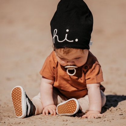 muts, HI beanie, m0-3m, Black, unisex