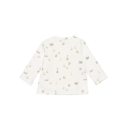 Little Dutch T-shirt à longues manches Sailors Bay White blanc